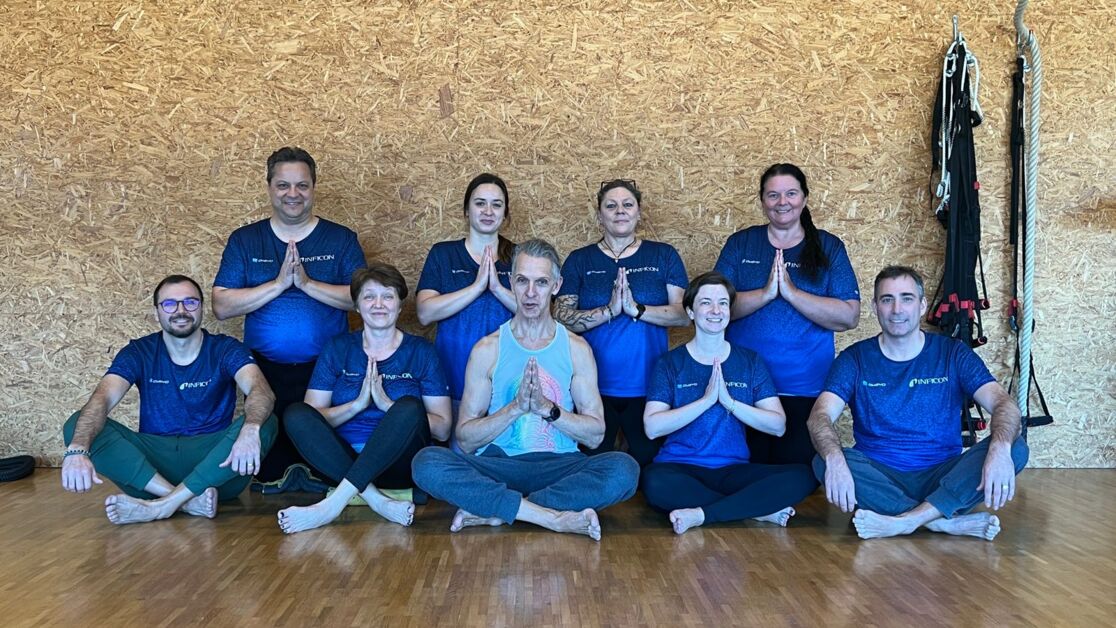 Yoga-Gruppenfoto
