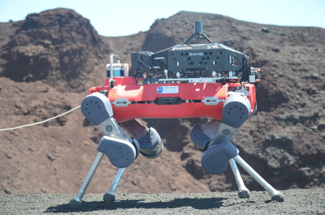 ARAMMIS system deployed at Mount Etna ARAMMIS Robot