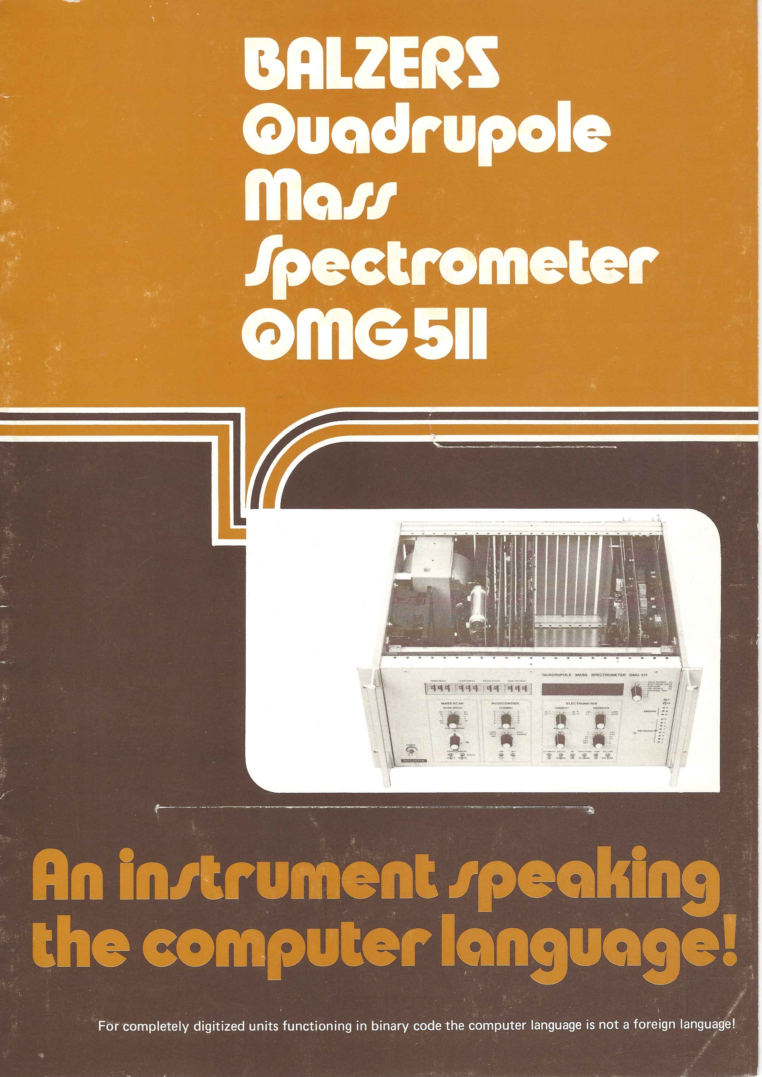 Balzers-Quadrupol-Massenspetrometer-QMG511-Brochure