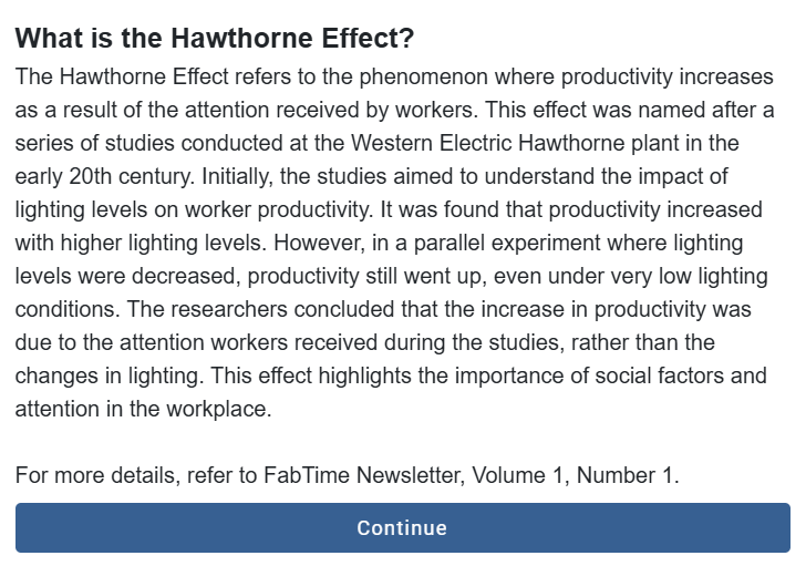 HawthorneEffectExampleAskJen