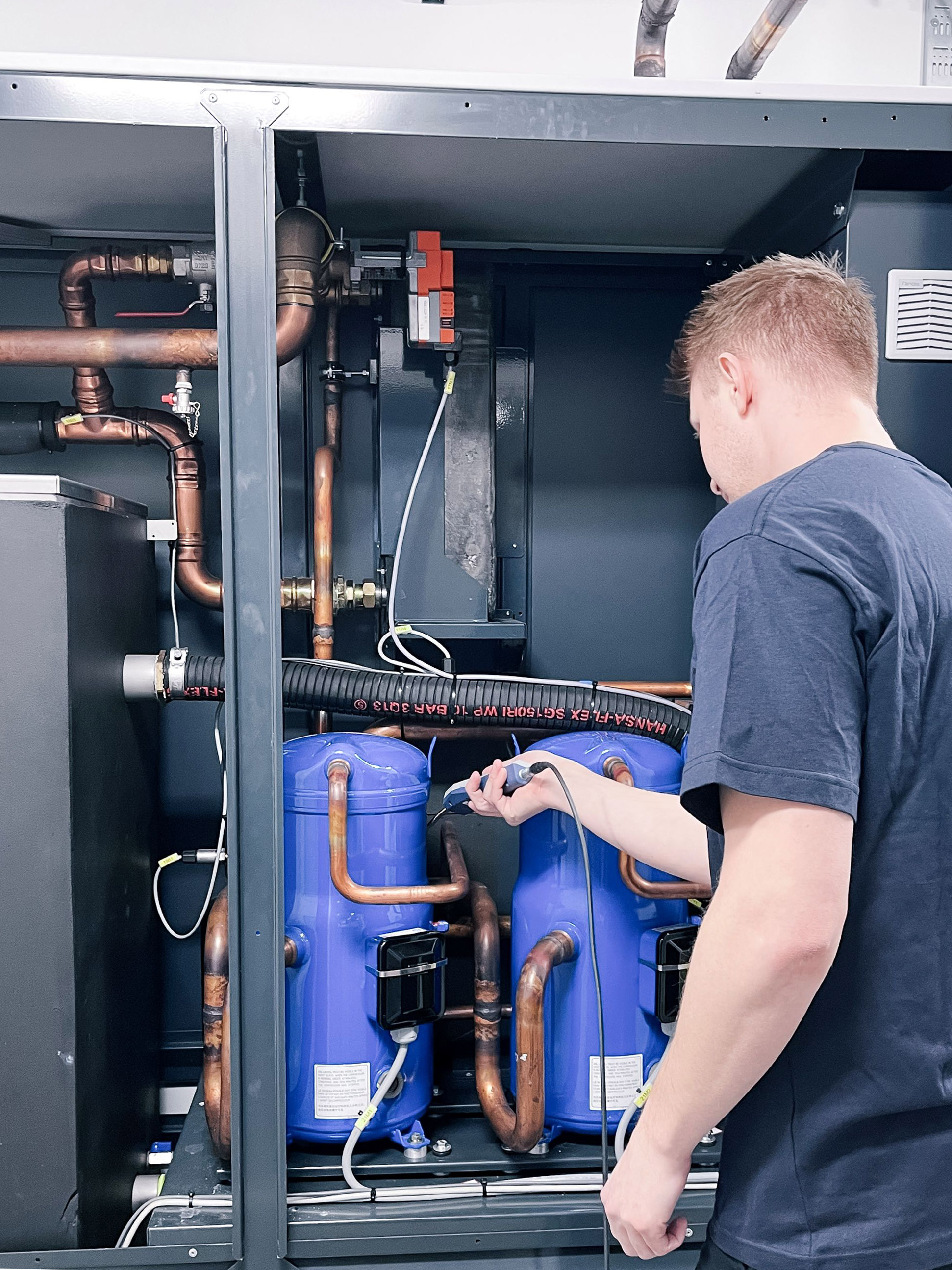 chiller leak detection