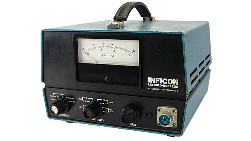 Detector de fugas INFICON HLD (1979) The INFICON HLD leak detector (1979)
