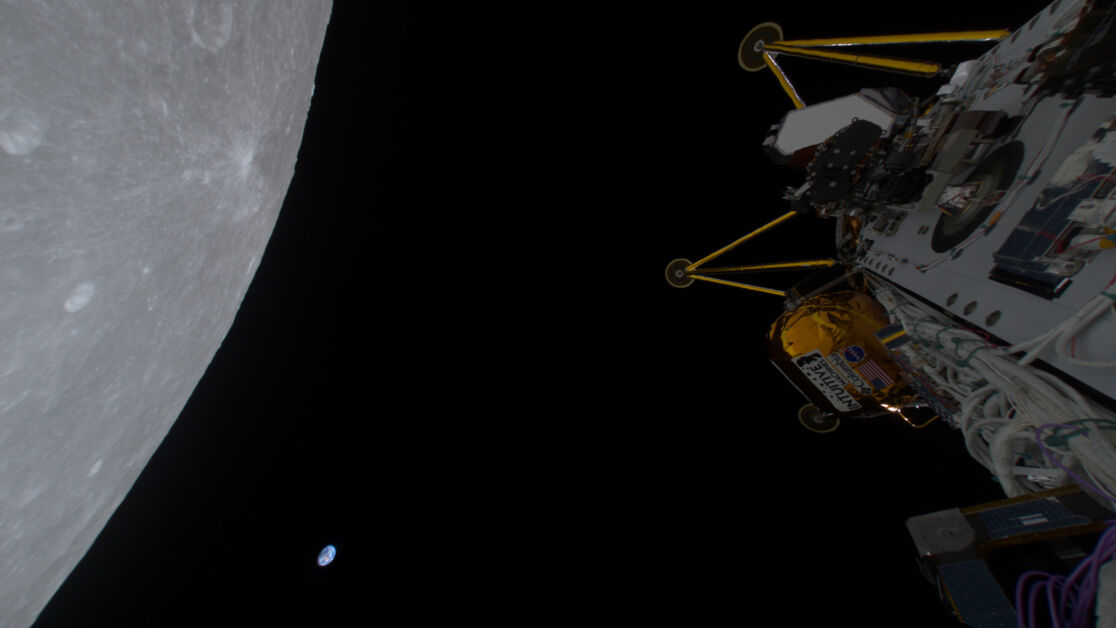 Photo courtesy of Intuitive Machines MPH MS in Lunar Orbit