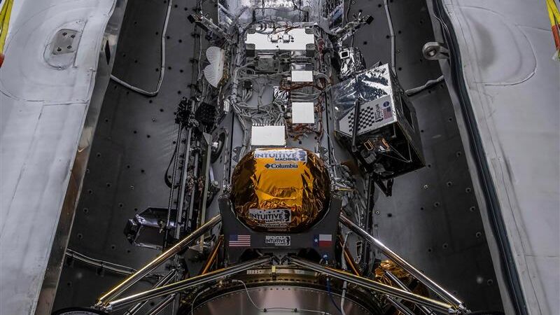 Photo courtesy of SpaceX MPH MS on Falcon 9 Rocket at KSC