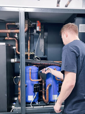 chiller leak detection