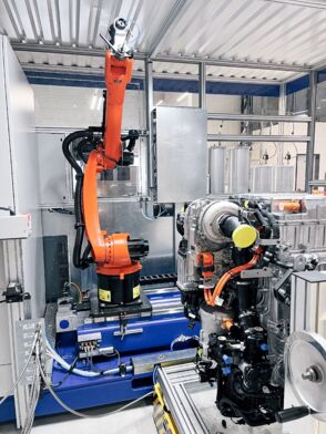 Automated Leak Testing of fuel cells - Photo courtesy of STAUFERMATIC Maschinenbau GmbH Automated Leak Testing of fuel cells