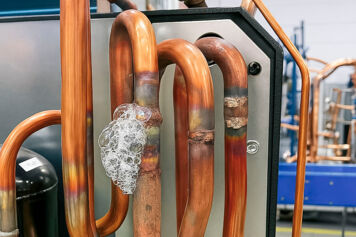 LEAK TEST - soapy water bubbles