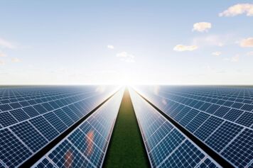 Solar panel farm
