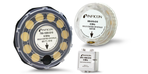 Photo depicting INFICON quartz crystal products