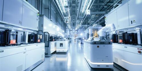 Image of a high-tech semi fab Image of a high-tech semi fab