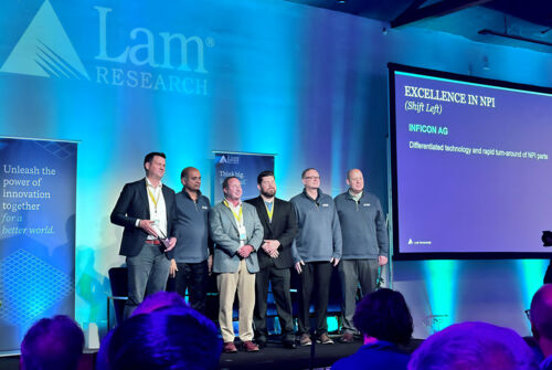 INFICON Receives 2024 Supplier Excellence Award from Lam Research INFICON Award Ceremony LAM Supplier Day