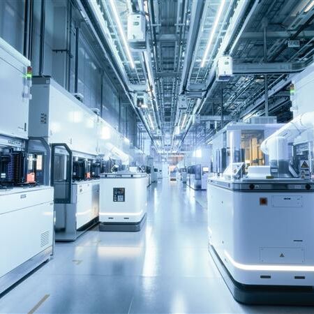 Image of a high-tech semi fab