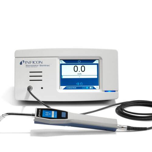 Sensistor Sentrac leak detector, desktop model Sentrac_landingpage_instrument_front
