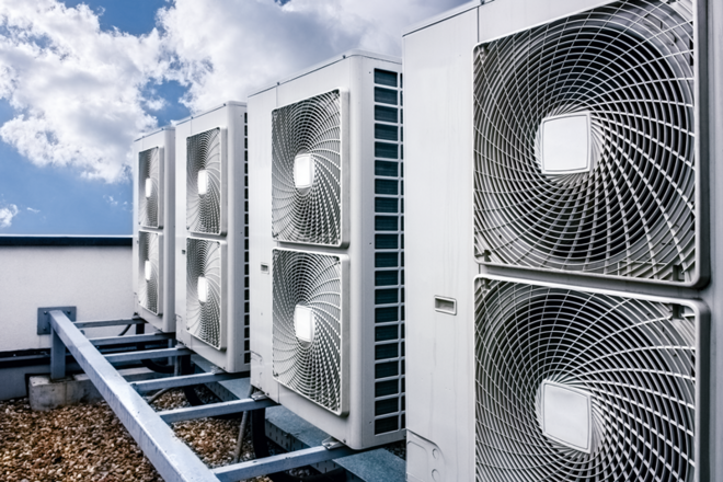 Air conditioners on roof Air conditioners on roof