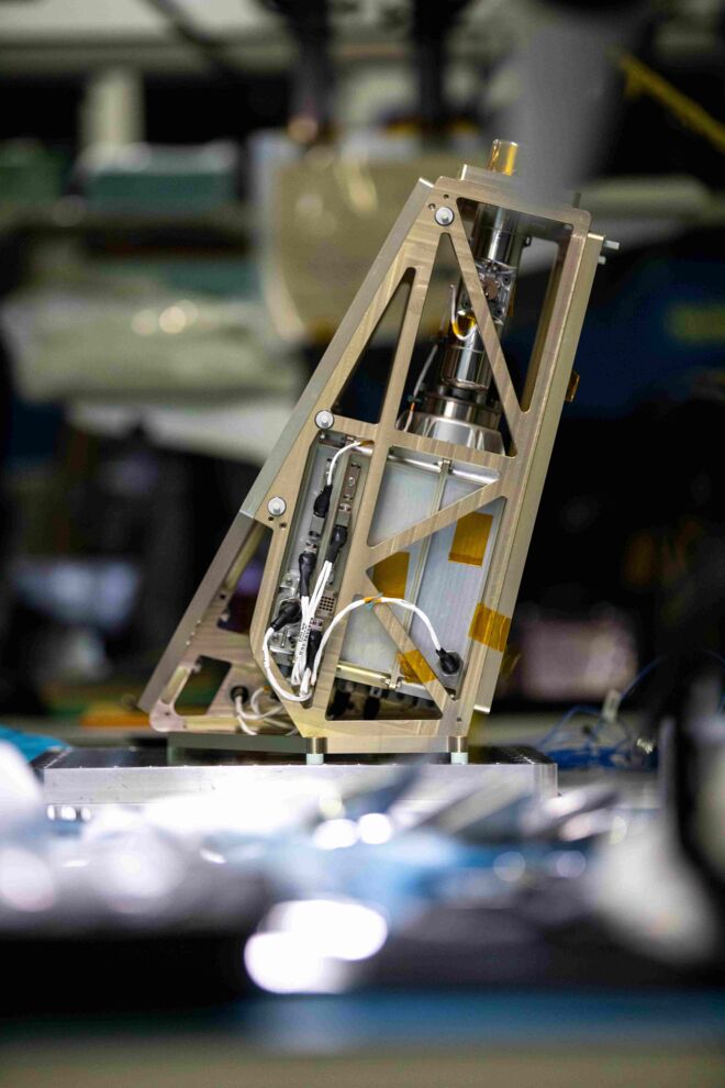 Photo courtesy of NASA Transpector MPH prepares for space