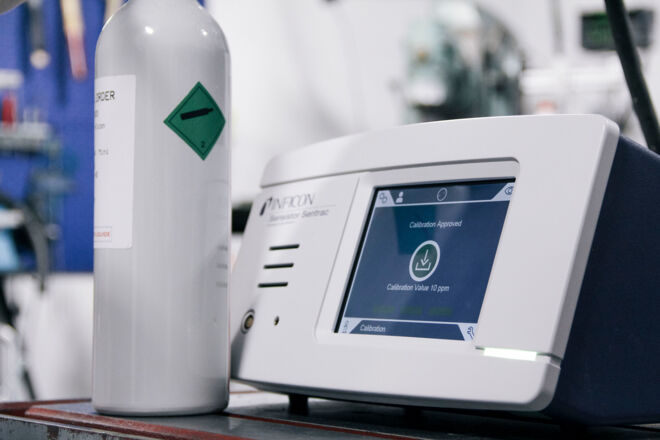 Sentrac is easy to calibrate