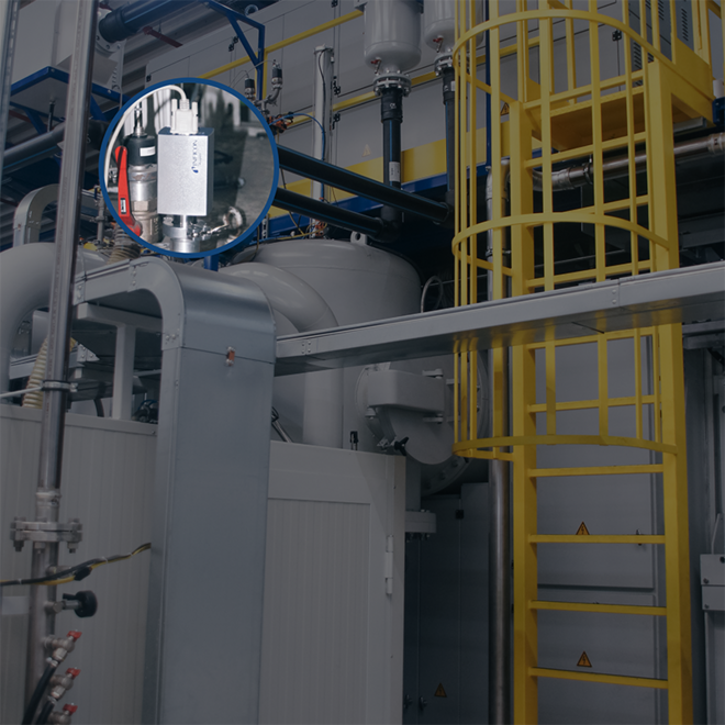 Augent® OPG550 installed on a Brazing furnace. Augent-Anwendung